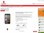 HTC Desire HD - $696- Vodafone 12 Months - SYC&S Discount