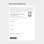 Win a Kindle Paperwhite (Wi-Fi + 3G) Worth $250 from Australian Traveller