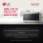 Win 1 of 10 LG NeoChef™ 39L Smart Inverter Convection Ovens Worth $829 from LG