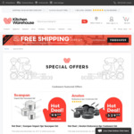 Free Shipping with Min $29 Order, Clearance Items from $1.50 @ Kitchen Warehouse