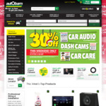 30% off Car Audio, Dashcam and Car Care This Weekend (23rd - 24th Dec) @ Autobarn (Instore and Online)