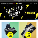 Insport 20% off Sitewide @ Insport.com.au + Free Shipping Orders over $50