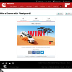 Win a Zero-X Titan Aerial Drone from Cummins Filtration