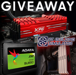 Win an ADATA SSD/Memory Kit Bundle or 1 of 9 Steam Copies of PC Building Simulator from ADATA