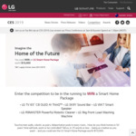 Win an LG Smart Home Package Worth $10,195 from LG