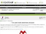 75% off Selected Web Hosting and Cheap Domains from VentraIP