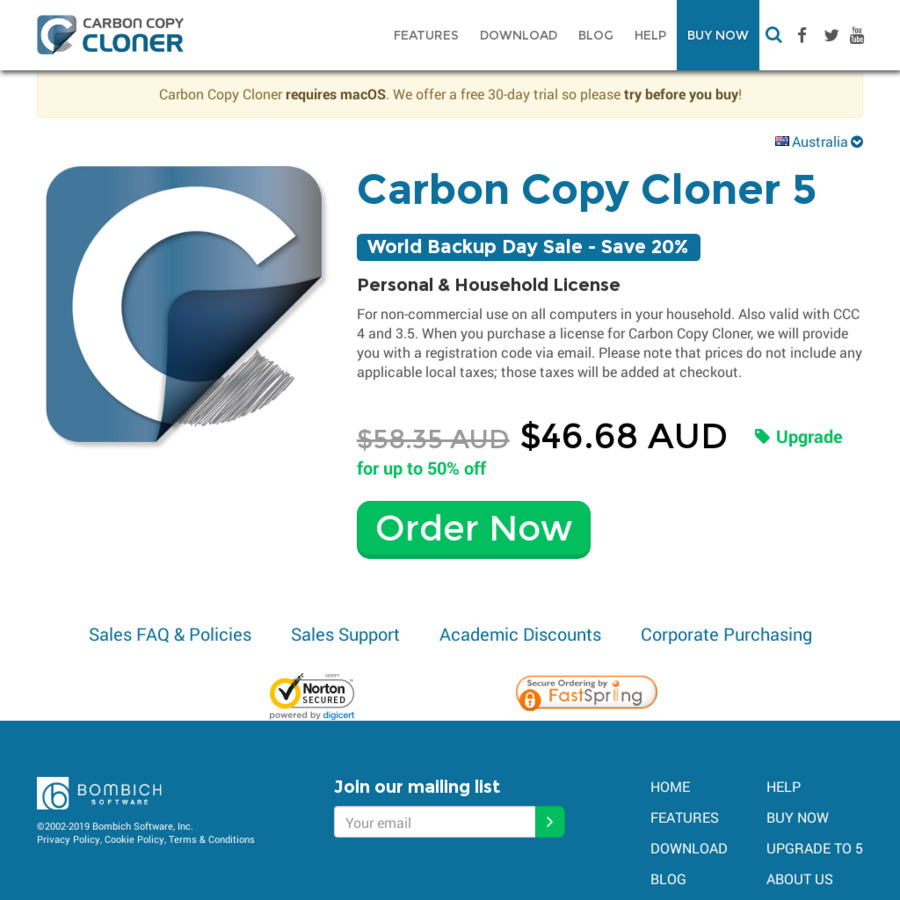 Carbon Copy Cloner 4.1.17 download