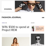 Win a $500 Project REM Voucher from Fashion Journal
