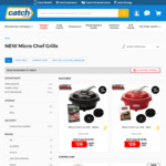 81% off Micro Chef 1.4L Grill $28 + Delivery (Free with Club Catch) @ Catch