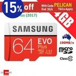 Samsung EVO Plus 64GB 2 for $23.76, SanDisk 64GB 2 for $16.60, SanDisk High End 32GB 2 for $22.90 + Del (Free w/eBay+) @ SS eBay