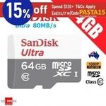 SanDisk Ultra 64GB SD - 2 for $17.95, High Endurance 32GB - 2 for $23.95 + Delivery ($0 with eBay plus) @ Shopping Square eBay