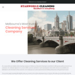 [VIC] 20% off Regular Office Cleaning $27.27 + GST Per Hour (Melbourne) @ Starworld Cleaning