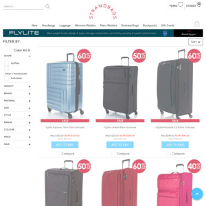 Flylite luggage cheap