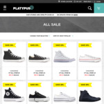 Converse Chuck Taylor Sale $80 (Was $120-$130) @ Platypus Shoes