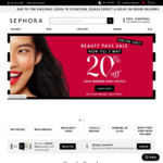 Sephora - 20% off for Black and Gold Members, 15% off for White Members, May 6-7