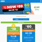 Catch Connect 365 Day Plans: 60GB for $99 (Was $120) with Unlimited Talk & Text for New Customers