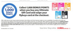 Collect 1000 flybuys Points When You Buy Any Ultimate Gift Card @ Coles