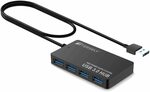TERSELY 4-Port USB 3.0 Hub $11.16 + Delivery ($0 with Prime/ $39 Spend) @ Statco via Amazon AU