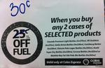 FUEL - Save 30 Cents Per Litre @ Coles Express after Selected Beer Purchase @ Liquorland