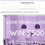Win $500 Cash from Lighting Style