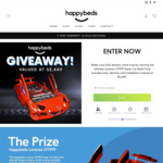 Win a Lorenzo GT999 Super Car Bed Worth $2,449 from Happy Beds