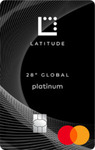 $20-$100 Credit Back with Targeted Spend @ Latitude 28° Global Platinum Mastercard