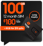 Boost Mobile 100GB/12 Month Prepaid Starter SIM $200 for $180 (Auditech $160 Expired) @ Boost Mobile