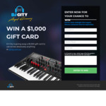 Win a $1000 Gift Card from DJ City