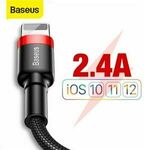 Baseus 4x USB A to Lightning: 0.5m $12.20, 1M $14.24, 2M $15.48 Delivered @ Baseus eBay