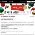 10 Off-Peak eVouchers (Valid till 30 Jun) $90 @ Event Cinemas