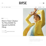 Win a $1000 Voucher to Spend on RIISE Shop