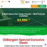 [VIC] 6.6kW Canadian Mono Panels + 5kW Inverter Installed $6,790 before Rebates ($3,990 Upfront) @ Solar Link Australia