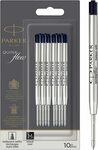 PARKER Ballpoint Pen Ink Refills Medium Tip Black 10 Count $14.17 + Delivery ($0 with Prime) @ Amazon UK via AU