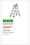 Little Giant Multi-Use Ladder $229.99 @ Costco (Membership Required)