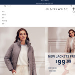 Additional 40% off Sale Items + $9.95 Delivery ($0 with $75 Order) @ Jeanswest