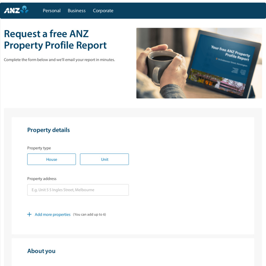 Free Property Profile Report from ANZ (Email Required) OzBargain