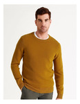 Blaq Textured Knit Mustard (Mens Jumper) $25 (RRP $89.95) @ MYER