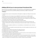 $30 off $100 in-Store Purchase with Payment through Afterpay