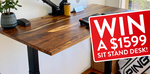 Win a Pheasantwood Sit Stand Desk Worth $1,599 from Desky