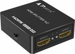 [Prime] HDMI Splitter 1 in 2 out Support 4K@60hz $28.79 (Was $35.99) Delivered @ PORTTA via Amazon AU