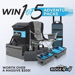 Win 1 of 5 Adventure Pack from Ridge 4x4