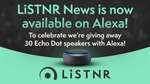 Win 1 of 30 Amazon Echo Dot Smart Speakers from LiSTNR