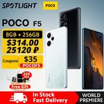POCO F5 5G 8GB/256GB US$345.38 (~A$533.01) Delivered @ POCO Official Store via AliExpress