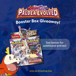 Win a Pokémon  Paldea Evolved Booster Box from Drip for Days