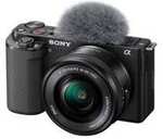 [Back Order] Sony ZV-E10 Body w/ 16-50mm Black Kit - $899.00 Delivered + Surcharge @ digiDirect