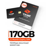 Boost Mobile 12-Month 160GB Plan $200 (Was $230, 10GB Bonus New Customer, Activate by 25/9) + $20 Cashrewards CB @ Boost Mobile