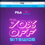 Up to 70% off Sitewide: Tees From $15, Shoes From $40 + $10 Delivery ($0 with $130 Spend) @ FILA