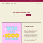 Win 1 of 5 $1000 Vouchers from POP Canberra
