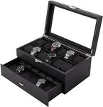 Bloodyrippa 24-Slot Watch Box with Drawer, Metal Hardware, Large Top Window $47.99 Delivered @ Bloodyrippa via Amazon AU
