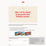 Win 1 of 12 LEGO Prize Packs Worth $390 from H&M